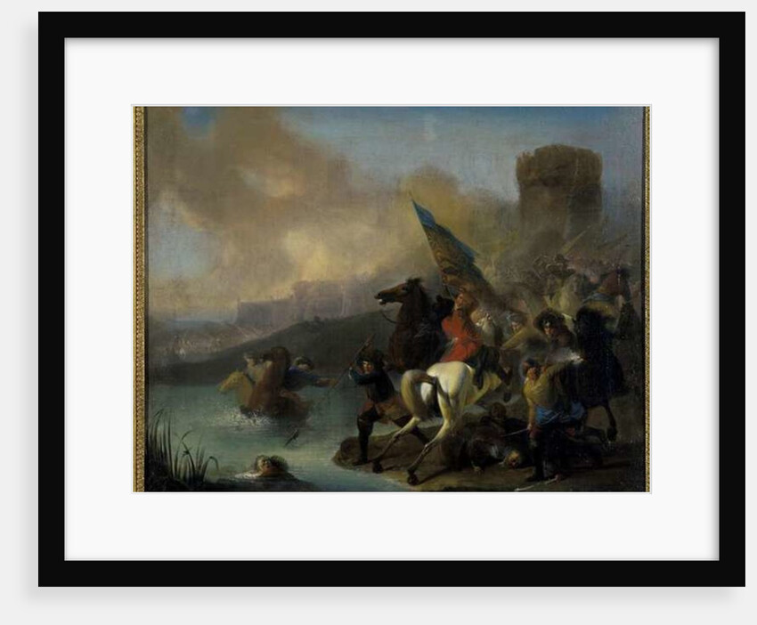 Battle Scene by Jan van Huchtenburgh