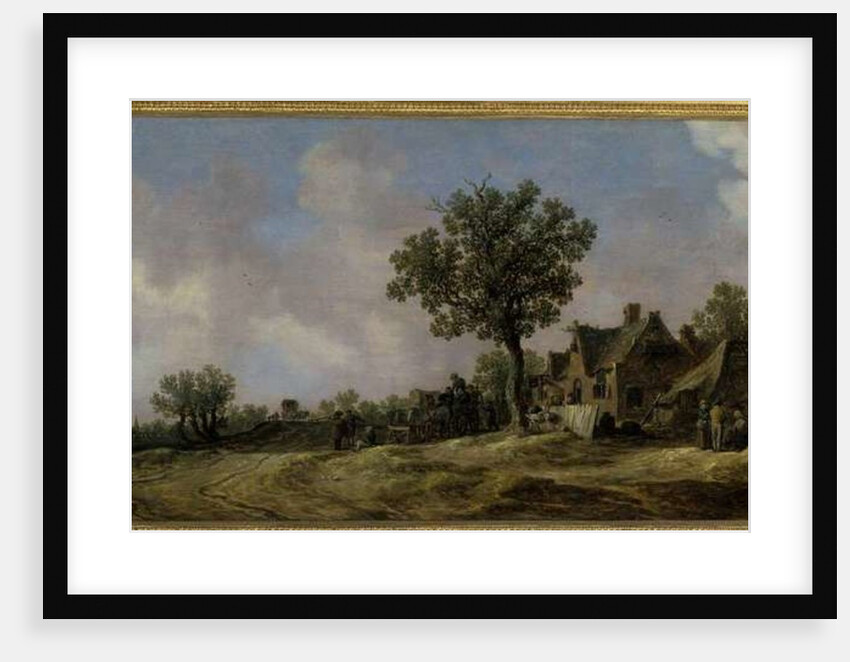 Tavern on a Country Road, 1620 by Jan Josephsz van Goyen