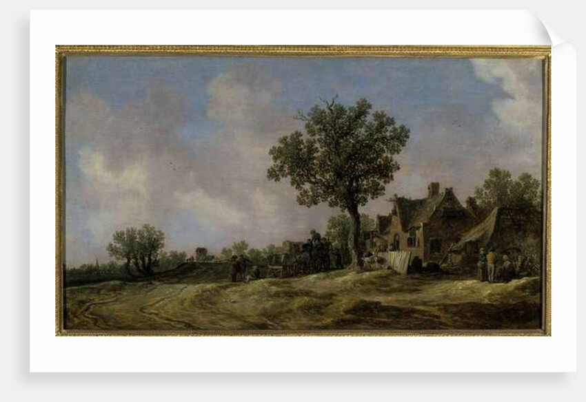 Tavern on a Country Road, 1620 by Jan Josephsz van Goyen
