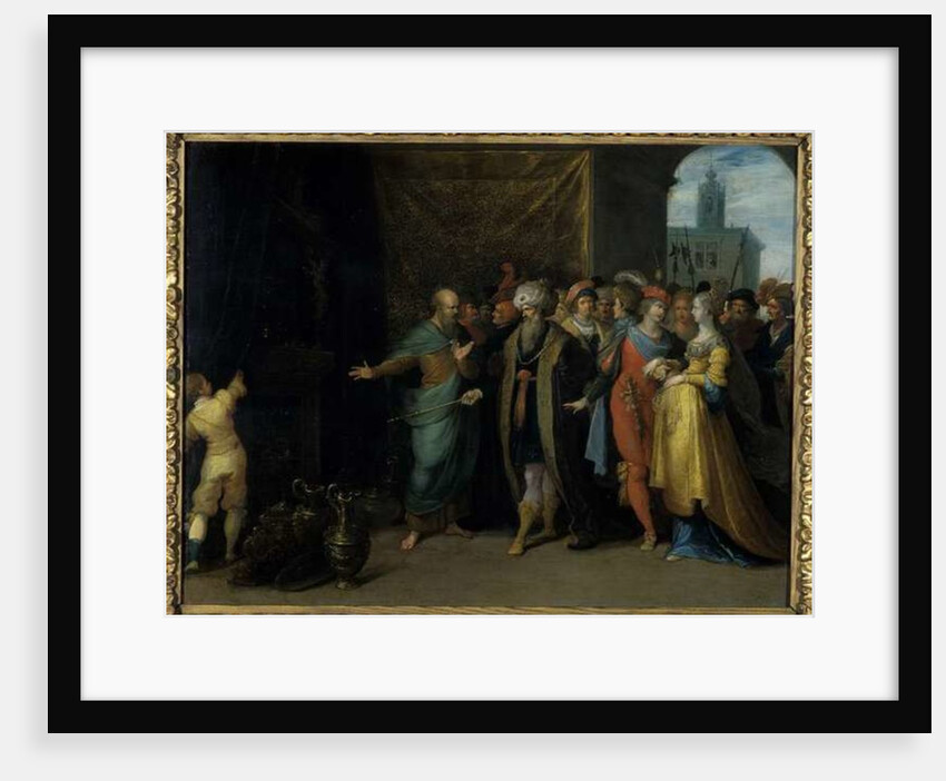 Croesus shows Solon his treasures, 1616-30 by Frans II the Younger Francken