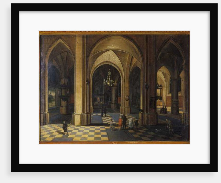 Interior of a Gothic Church by Pieter the Elder Neeffs