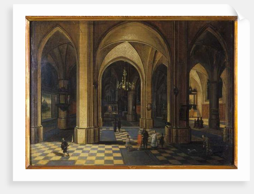 Interior of a Gothic Church by Pieter the Elder Neeffs