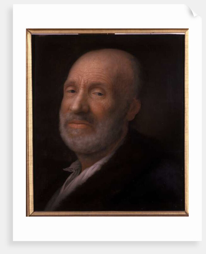 Portrait of an old man by Balthasar Denner