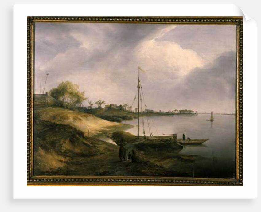 River landscape by School German