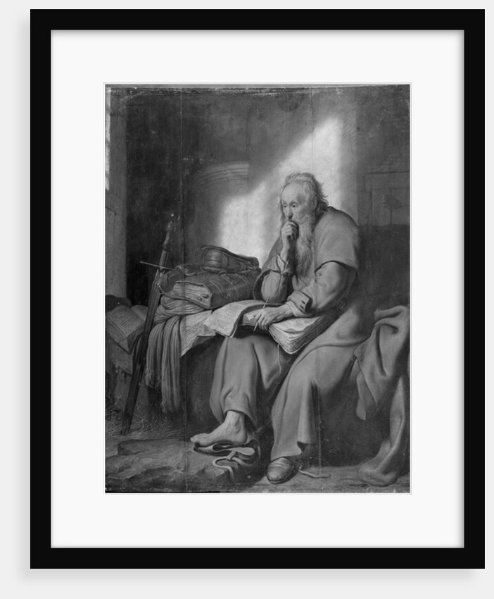 The Apostle Paul in Prison by Rembrandt Harmensz. van Rijn