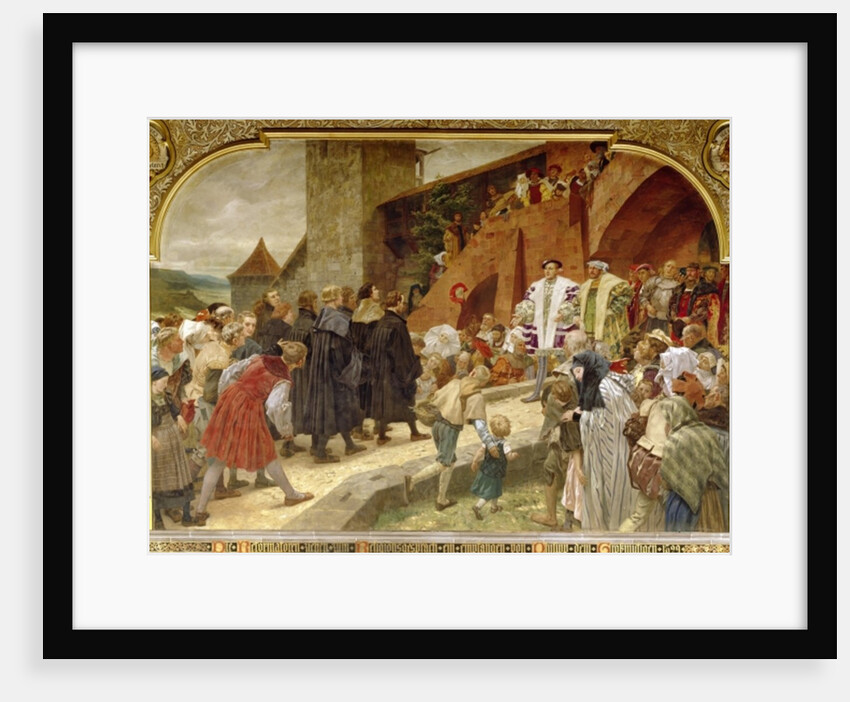 Philip the Magnanimous welcoming the reformers to a religious debate in 1529, 1903 by Peter Johann Theodor Janssen