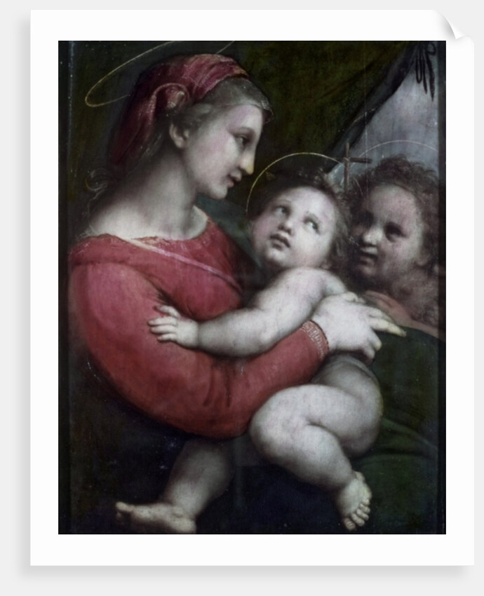 Madonna della Tenda, c.1512 by Raphael (1483-1520)