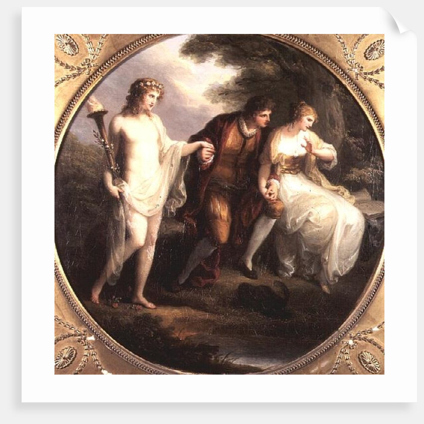 Abelard presenting Hymen to Heloise by Angelica Kauffman