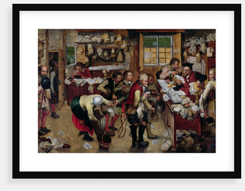 Rent day by Pieter the Younger Brueghel