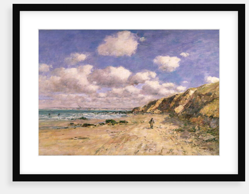 A Beach near Trouville, 1895 by Eugene Louis Boudin