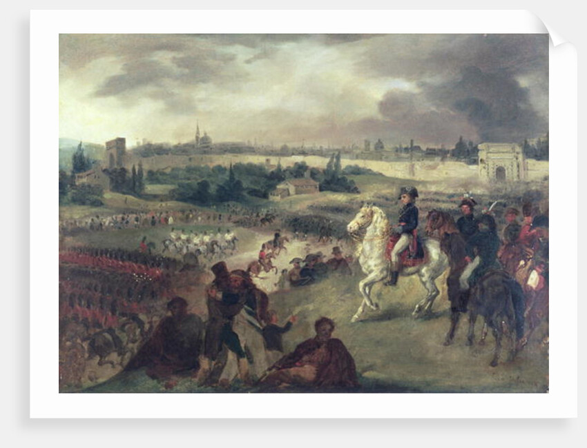 The Entry of Napoleon Bonaparte into Milan in 1796 by Joseph-Louis-Hippolyte Bellange