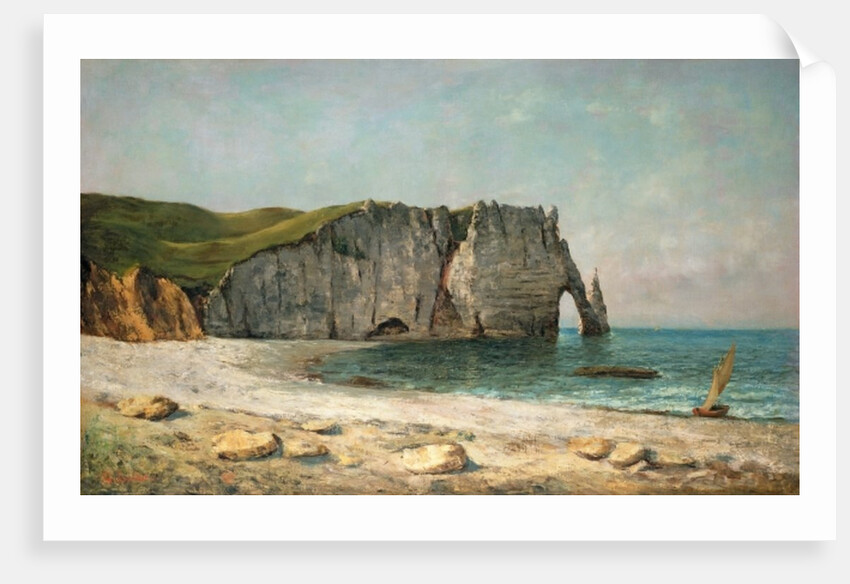 The Sea-Arch at Etretat, 1869 by Gustave Courbet