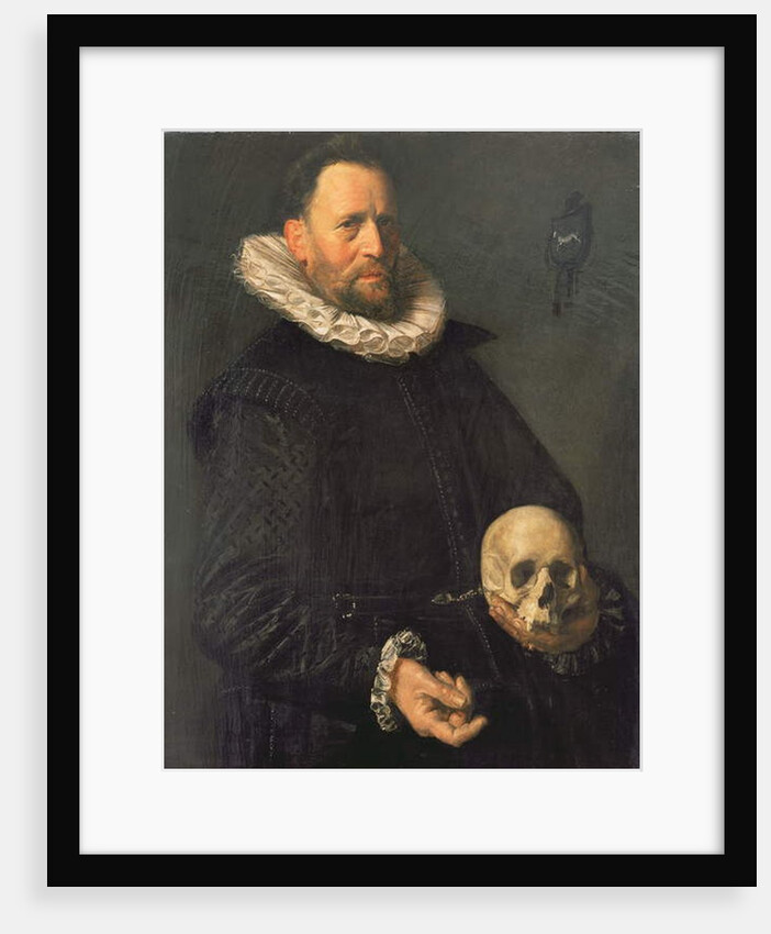 Portrait of a Man Holding a Skull, c.1611-12 by Frans Hals