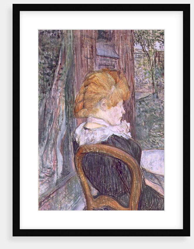 Woman Seated in a Garden, 1890 by Henri de Toulouse-Lautrec