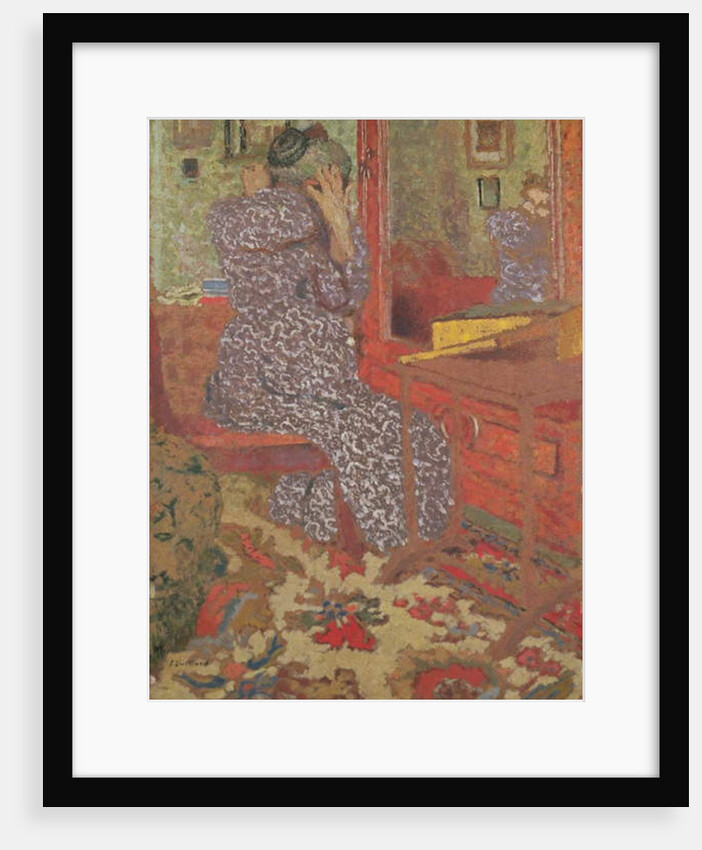 Madame Vuillard arranging her hair, 1900 by Edouard Vuillard