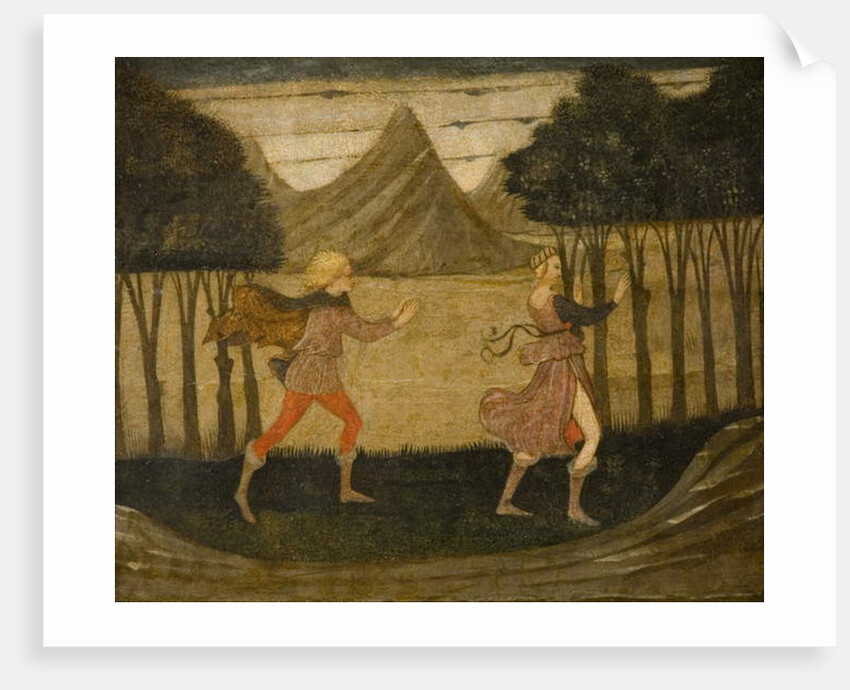 Daphne pursued by Apollo by Master of the Judgement of Paris