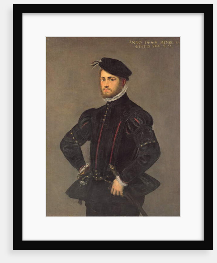 Portrait of a Young Man, aged 22, 1554 by Jacopo Robusti Tintoretto