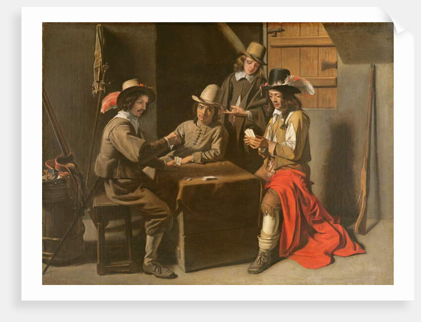 The Gamesters, c.1650's by Mathieu Le Nain