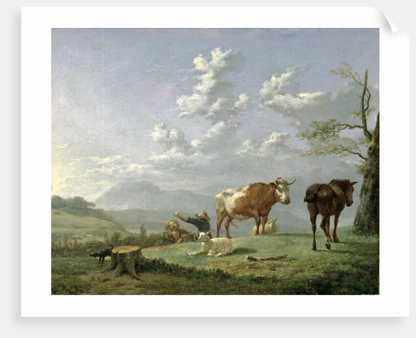 Pastoral Landscape, c.1650's by Karel Dujardin
