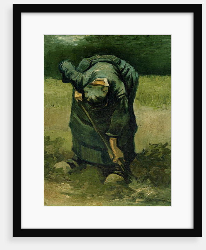 Peasant Woman Digging, 1885 by Vincent van Gogh
