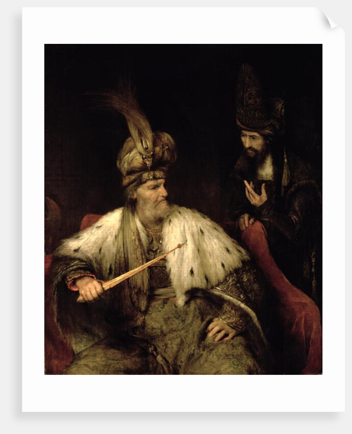 Ahasuerus and Haman by Aert de Gelder
