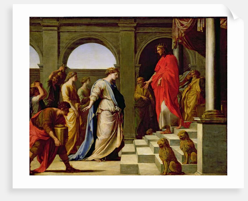 Solomon and the Queen of Sheba, 1650 by Eustache Le Sueur