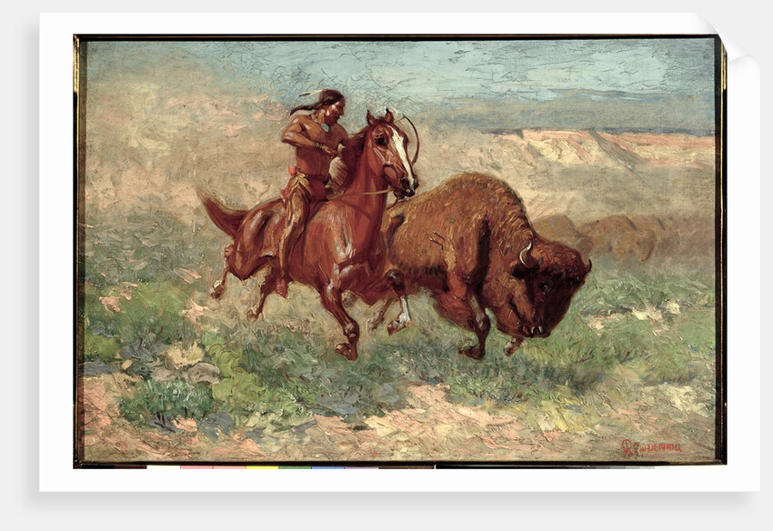 A Young Arapaho by Edwin Willard Deming