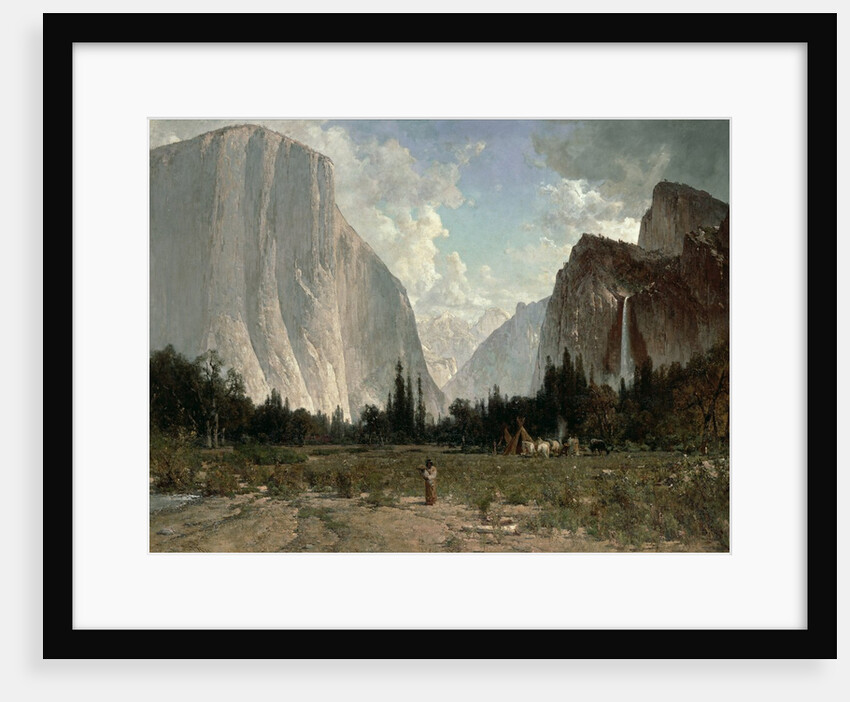 Bridal Veil Falls, Yosemite, c.1870-84 by Thomas Hill