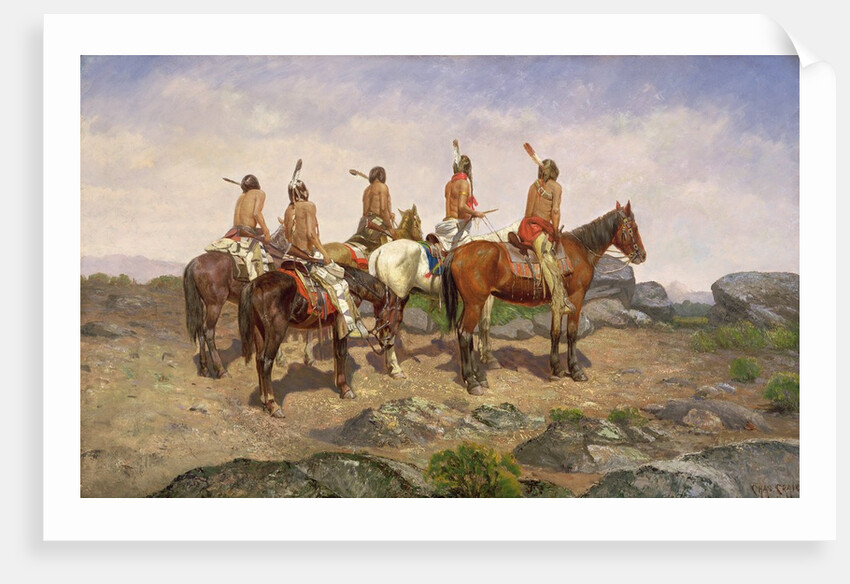 On the Lookout, Sighting the Enemy by Charles Craig