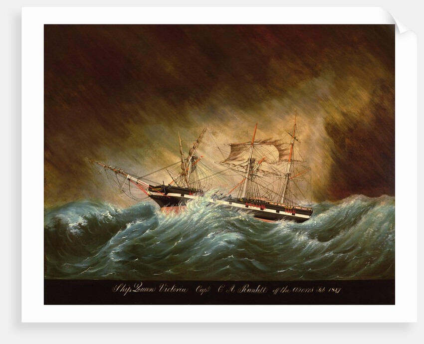 Queen Victoria, off Azores by American School