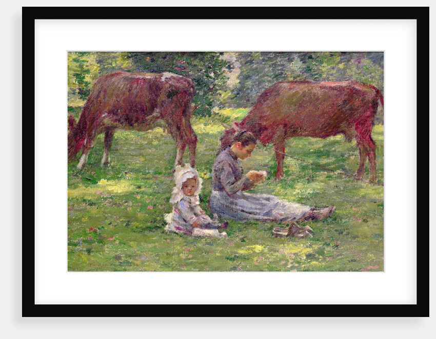 Watching the Cows by Theodore Robinson