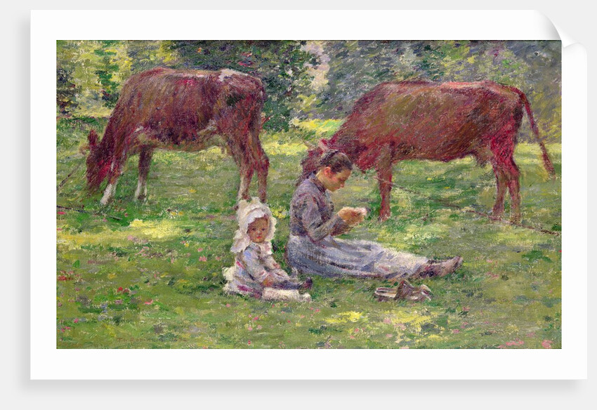 Watching the Cows by Theodore Robinson