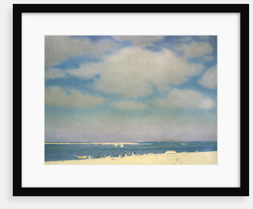 Seascape with Sandy Beach c.1915 by William McGregor Paxton