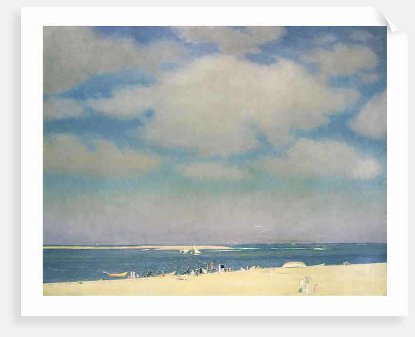Seascape with Sandy Beach c.1915 by William McGregor Paxton