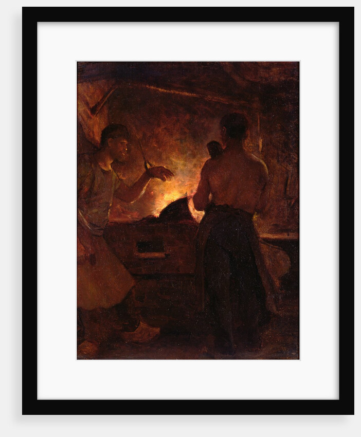The Forge, c.1855 by William Morris Hunt
