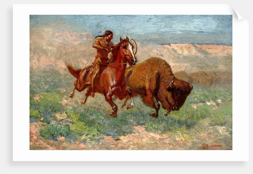 A Young Arapaho by Edwin Willard Deming