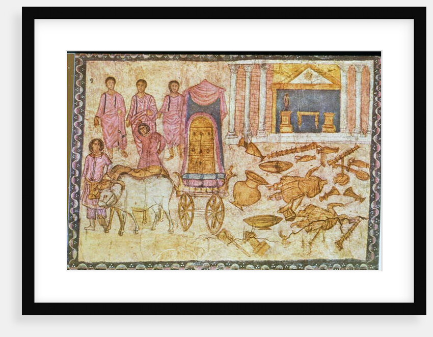 The Ark of the Covenant in the land of the Philistines by Jewish School