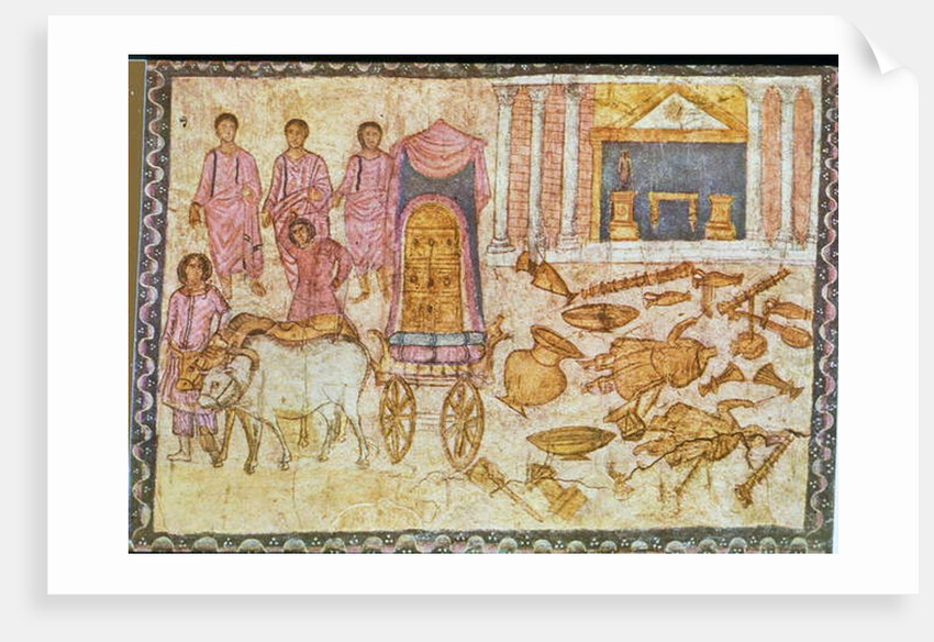 The Ark of the Covenant in the land of the Philistines by Jewish School