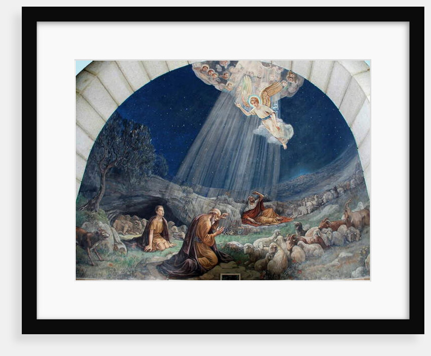 Angel of the Lord Visiting the Shepherds, Sanctuary of the Shepherd's Chapel, Bethlehem by Umberto Noni