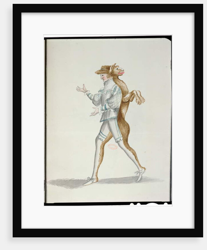 Werewolf costume for the 'Ballet de la Nuit' by French School