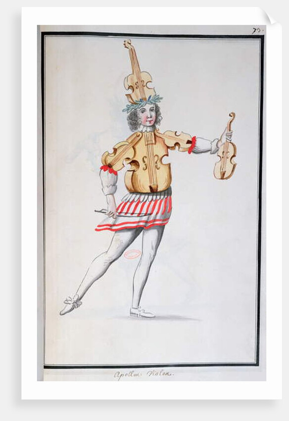Costume of Apollo-Violin by French School