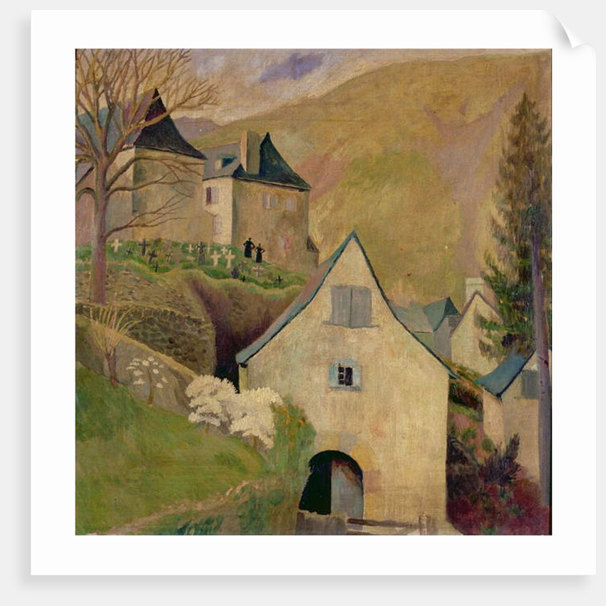 Mountain Church, Larrau by Dora Carrington