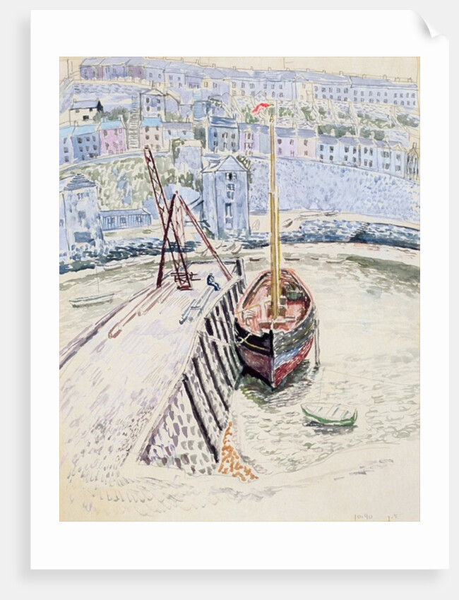 The 'Sans Pareil' in Brixham Harbour, c.1931 by Dora Carrington
