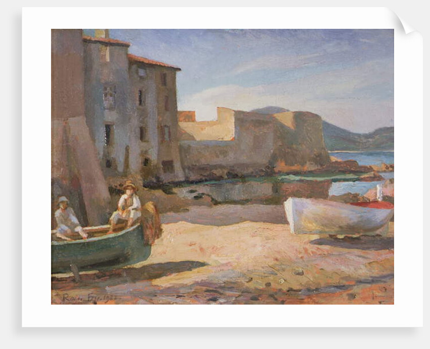 Le Petit Port, St Tropez, 1922 by Roger Eliot Fry