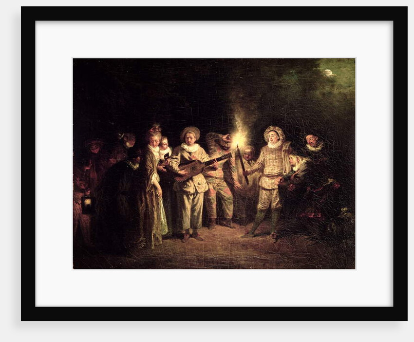 The Italian Comedy, c.1716 by Jean Antoine Watteau