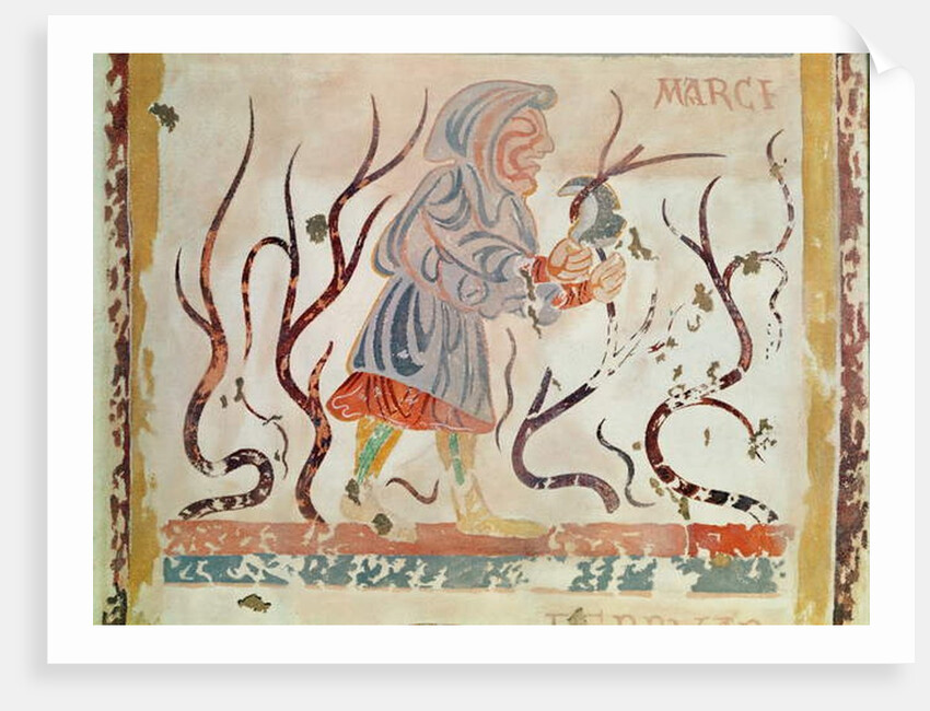 Copy of a medieval original depicting March by French School