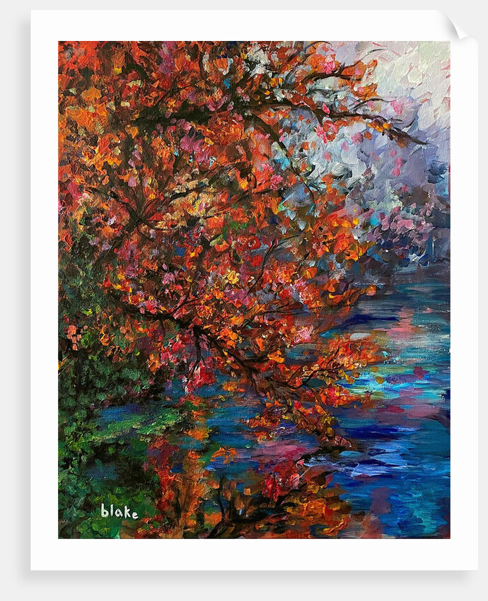 Autumn River, c.2021 by Blake Munch