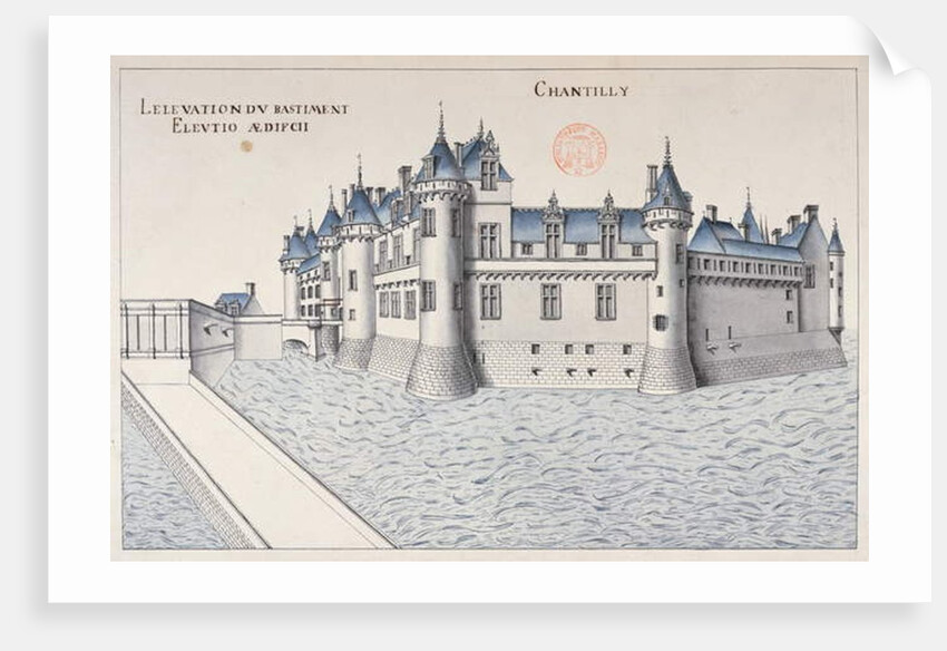 Chateau de Chantilly by French School