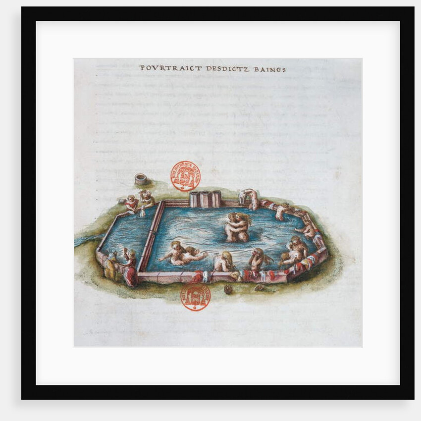 The Baths of Bourbon l'Archambaut, Auvergne by French School