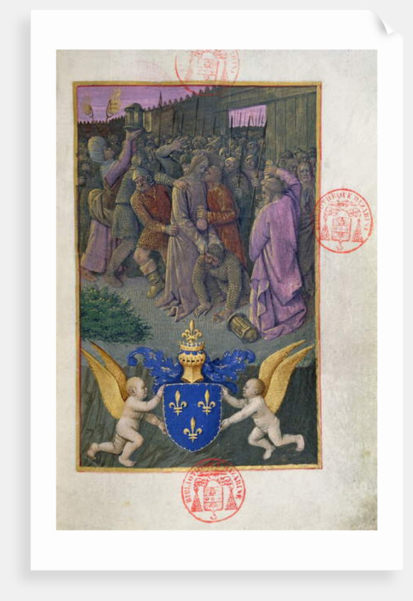 Ms 473 Judas kissing Christ by French School